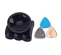 Fcuajdkq Accesorios para Guitarra Clip de Soporte para Picking de Guitarra con 3 Piezas de PúAs de Guitarra