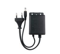 Fcuajdkq - Adaptador de corriente impermeable con enchufe de la UE (12 V, 2 A) para cámaras y bandas luminosas B