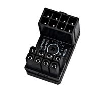 Fcuajdkq Adaptador de Fuente Alimentación para Tarjeta Gráfica, Codo de 180°, Conector Dirección Fuente de Alimentación para GPU, PCI-e de 8, Artefacto de Cableado Giratorio PH38A+