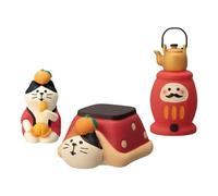 Fcuajdkq Adornos para Gatos, Regalos de Juguete, Decoración de Comestibles, Muñecos de Resina, Adornos Artesanales