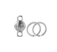 Fcuajdkq - , aleación de titanio, de resorte, de alta calidad, mini anillo giratorio, universal, hebilla de linterna [chorro de arenado] fácil de instalar fácil de usar