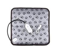 Fcuajdkq Almohadilla TéRmica para Mascotas 50X70Cm Almohadilla TéRmica Impermeable para Interiores, Dos Niveles de Temperatura Ajustable, Enchufe de la UE