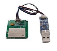 Fcuajdkq Antena 35X35Mm 1Dbi MóDulo RFID UHF en 1 Integrado 868-928Mhz (1DBi EU USB)