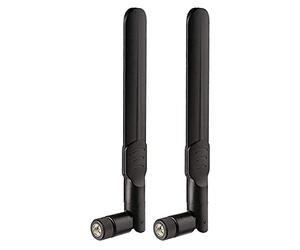 Fcuajdkq Antena 4G LTE Antena Enchufe 8DBi SMA (2 Piezas) Compatible Enrutador 4G LTE Puerta de enlace Teléfono Hotspot Módem Router