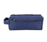 Fcuajdkq azul maquillaje bolsa no mujeres gran impermeable poliéster viaje cosmético bolsa organizador caso necesidad componen lavado