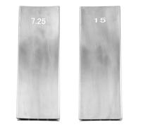 Fcuajdkq Bloque de Lijado de Radio Bidireccional, Nivelador de Trastes de Aleación de Aluminio, Herramienta de Luthier para Guitarra, Bajo, de Lijado (7,5-15)