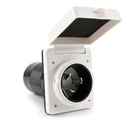 Fcuajdkq - Bloqueo de entrada (50 A, de entrada de alimentación en muelle 125 V/250 V, enchufe de alimentación para remolque de barcos, Hangar Camping