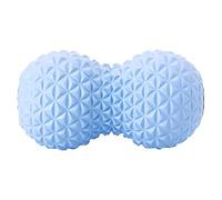 Fcuajdkq Bola de masaje, bola de maní fascia plantar vértebras cerevicales punto de acupuntura muscular profundo relax yoga fisiotérapia, azul