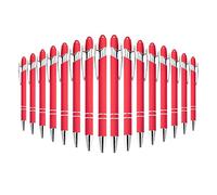Fcuajdkq - Bolígrafos de bola (16 unidades, punta de lápiz, bolígrafo de contacto suave, goma y bolígrafo de metal con para tabletas D