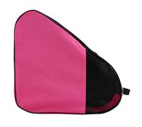 Fcuajdkq Bolsa para Patines de Hielo, Patines en Línea y Accesorios para Patines, Bolsa para Patines Transpirable + Correa de Hombro Ajustable Rosa Rojo