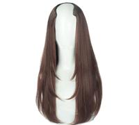 Fcuajdkq Cabello Sintético Marrón Oscuro para Mujer, Pelo, Pelo Extralargo, Pelucas Sintéticas, Extensiones en, Aumento de Cabello