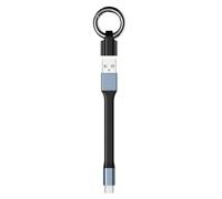 Fcuajdkq Cable de Datos de Carga Mini 3A USB Tipo-C Llavero Portátil QC 3.0 Cable Corto USB Tipo C para Dispositivos USB Tipo C