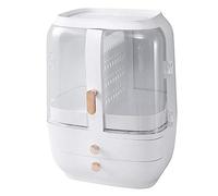 Fcuajdkq - Caja de almacenamiento cosmética, cajón organizador de maquillaje, gran capacidad, esmalte de uñas, caja organizador portátil, color