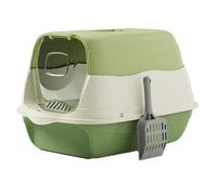 Fcuajdkq Caja de para Gatos Completamente Cerrada A Prueba de Salpicaduras Orinal Transpirable Extraíble Gatito Inodoro Accesorios para Gatos