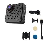 Fcuajdkq CáMara Ultra HD 1080P para Deportes Al Aire Libre, FotografíA AéRea, CáMara con Clip Trasero, Monitoreo de Seguridad, CáMara InaláMbrica Wifi de 2,4 GHz