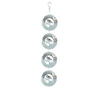 Fcuajdkq Carillones Eólicos para campanillas exteriores con turbina eólica 3D, regalos para mujeres para jardín, patio, pájaro
