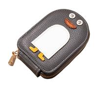 Fcuajdkq Cartera para Mujer, Tarjetero CláSico de PU para Mujer, Estuche Liviano con Cremallera, Cartera de AcordeóN, Estuche para Tarjetas de,C