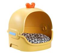 Fcuajdkq Casa para Gatos de Interior, Impermeable, para Gatos Pequeños, Casa para Gatitos, Cueva Semicerrada y Cálida, Cama para Gatos, Casa para Gatos Pequeños