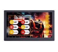 Fcuajdkq Chasis USB de 7 Pulgadas Pantalla Secundaria Pantalla de AtmóSfera RGB Montada en Mesa Pantalla IPS 800X480 con FuncióN de CaptacióN de Sonido A