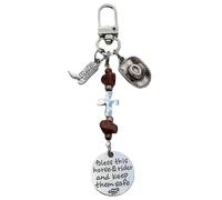 Fcuajdkq Clip para Amuleto de Silla de Montar y, Clip para Amuleto de Silla de Montar y, Clip de Cuerda para Silla de Montar de, Decoración de Bendición B