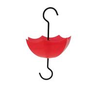 Fcuajdkq Comederos para PáJaros y Comederos Oriole, Protector de Paraguas Rojo con Gran Capacidad, Comedero para PáJaros