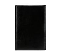 Fcuajdkq Cuaderno de cuero B5 con superficie de piel suave, manual para viajeros, estudiantes, papelería y material de oficina, color negro, alta calidad