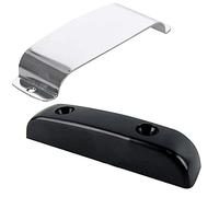 Fcuajdkq Cubierta de de bajo y reposamuñecas de plástico para guitarra Jazz Precision, color plateado