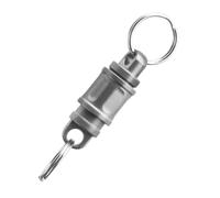 Fcuajdkq de AleacióN de Titanio con Cerradura de Resorte para Coche, Mini Anillo Giratorio Universal, Herramienta, Accesorios para Llaves