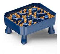 Fcuajdkq de Alimentación Lenta para Perros, 2 en 1, Comedero Lento Tipo Rompecabezas para Perros de Razas Grandes, Cuenco Elevado con Laberinto Antiasfixia