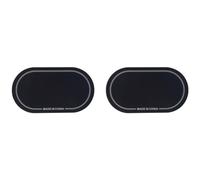 Fcuajdkq - de gran caja, accesorios para instrumentos de percusión de cabeza de batería, parches de gran caja negra 10 x 18 cm