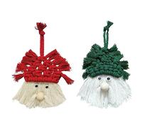 Fcuajdkq Decoraciones de Algodón con Adornos de Papá Decoraciones de Navidad de Algodón Conjunto de Decoraciones de Árbol de Navidad Adornos colgantes para árbol de Navidad.