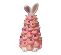 Fcuajdkq Decoraciones para Árboles de Conejitos de Pascua, Iluminan el Árbol de Conejitos de Pascua con Cuentas de Lámpara de Colores, una Artificial Operado
