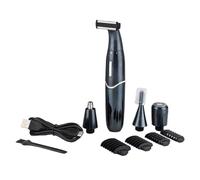 Fcuajdkq Depiladora Eléctrica Cortacésped Cejas Negro ABS Cuerpo Femenino Depilación Mini Afeitadora Indolore