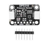 Fcuajdkq DPS310 Sensor de presión de aire y altitud de precisión I2C sensor de temperatura compatible con STEMMA QT Qwiic