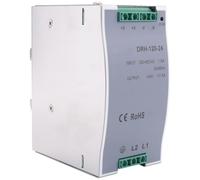 Fcuajdkq DRH-120-24 Fuente de alimentación de corte 380AC 120W salida única 24V interruptor de alimentación industrial en riel DIN