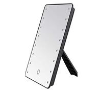 Fcuajdkq Espejo de maquillaje LED de gran tamaño con lámpara de espejo de cortesía de oficina, artefacto de oficina, espejo grande iluminado, XL espejo de belleza