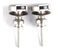 Fcuajdkq - Estacas de de guitarra con hebilla de correa trasera de bloqueo automático, guitarra acústica, baja con tacos de bloqueables, fáciles de usar