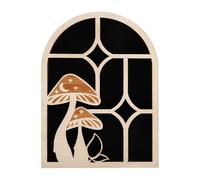 Fcuajdkq - Estantería de cristal arqueado en forma de , estante de exhibición arqueado para pared, decoración de pared