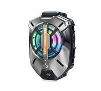 Fcuajdkq FS09 Radiador de Teléfono Móvil Semiconductor con Clip Trasero, Enfriador Silencioso, Disipación de, Pantalla Digital, Radiador de Enfriamiento Rápido