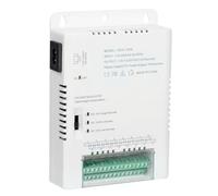 Fcuajdkq Fuente de Alimentación para Cámara CCTV, Fuente de Alimentación de Distribución, Entrada de 90 V-264 V CA A Salida de 12 V-13,8-15 V CC, 16 Canales, HD16C120W