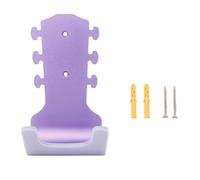 Fcuajdkq - Gancho de suspensión para guitarra, soporte de pared, gancho para guitarra, ukelele, gancho de suspensión de metal antideslizante, accesorios de guitarra, color