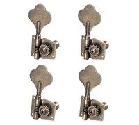 Fcuajdkq Guitarra Vintage Open Bass Tuning Key Pegs Mecánicos Mecánicos 4R para Bajo 4 Cuerdas Bronce
