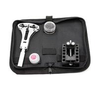 Fcuajdkq Herramienta de Reparación de Reloj Herramienta de Contraportada Reparación Conjunto de Removedor de Garras, plateado y negro.