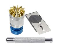 Fcuajdkq Herramienta de reparación de tornillos para , , bobinador de relojes de 4 mm y cristal de elevación de cristal, abridor de relojes de policía, quitar la plataforma de cristal