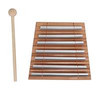 Fcuajdkq Instrumento de percusión de mano de 7 tonos con mazos, campanas de mano para yoga de meditación en clase