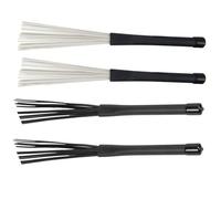 Fcuajdkq - Juego de 4 cepillos de percusión, cepillos de batería, cepillos para caja, cepillos para batería de jazz, cepillos para batería de percusión, fácil de usar
