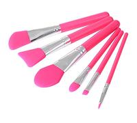 Fcuajdkq - Juego de 6 pinceles de maquillaje de silicona, máscara profesional, base de crema, corrector, sombra de ojos, cepillo cosmético, herramienta de maquillaje