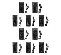 Fcuajdkq Kit completo de 10 bandas EQ Pre-Amp Plus para guitarra acústica 7545R-4 bandas más control de volumen, se suministra con caja de batería