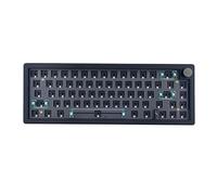 Fcuajdkq - Kit de teclado mecánico GMK67, 3 módulos intercambiables en caliente, Bluetooth 2.4G, sin, retroiluminación RGB, estructura de junta, teclado negro