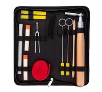 Fcuajdkq Kit profesional de afinación de piano, martillo de afinación y silencio, kit de afinación de piano, 12 piezas